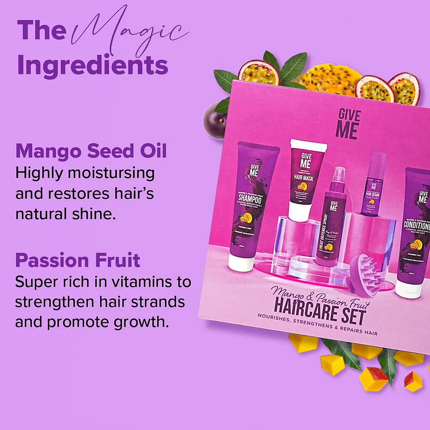 Give Me The Full Haircare Set - Mango &amp; Passion Fruit 8310642 1