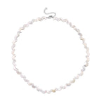D'Joy White Mother Of Pearl Beads Necklace in Rhodium OverlaySterling Silver  80.000  Ct._8310695_3