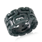 Natural Type A Jadeite Hand Carved Ring 30.00 Ct._8311449