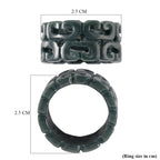 Natural Type A Jadeite Hand Carved Ring 30.00 Ct._8311450_5