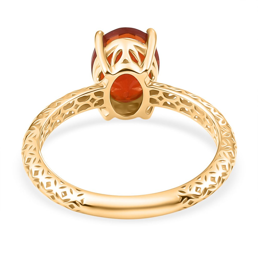 9K Yellow Gold AAAA Salamanca Fire Opal Mirage Ring 1.15 Ct._8311842_4