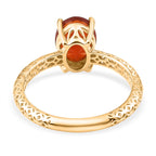 9K Yellow Gold AAAA Salamanca Fire Opal Mirage Ring 1.15 Ct._8311842_4