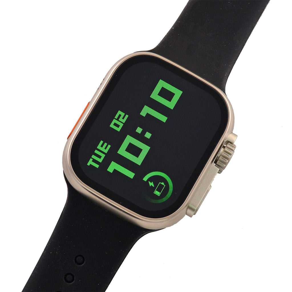 i20 Ultra 2 Max 10-in-1 Smartwatch Set with Earphones & 7 Strap, Compatible with Apple iOS and Android - Silver_8311847_5