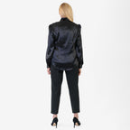 Best Seller Marina Kaneva Bow Tie Top (Size 10) - Black_8311923_3