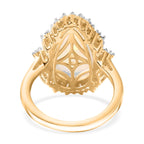 D'Joy - AAA Ethiopian Welo Opal & Moissanite Fire Cracker Ring in 18K Vermeil Yellow Gold Plated Sterling Silver 4.75 Ct._8312405_4