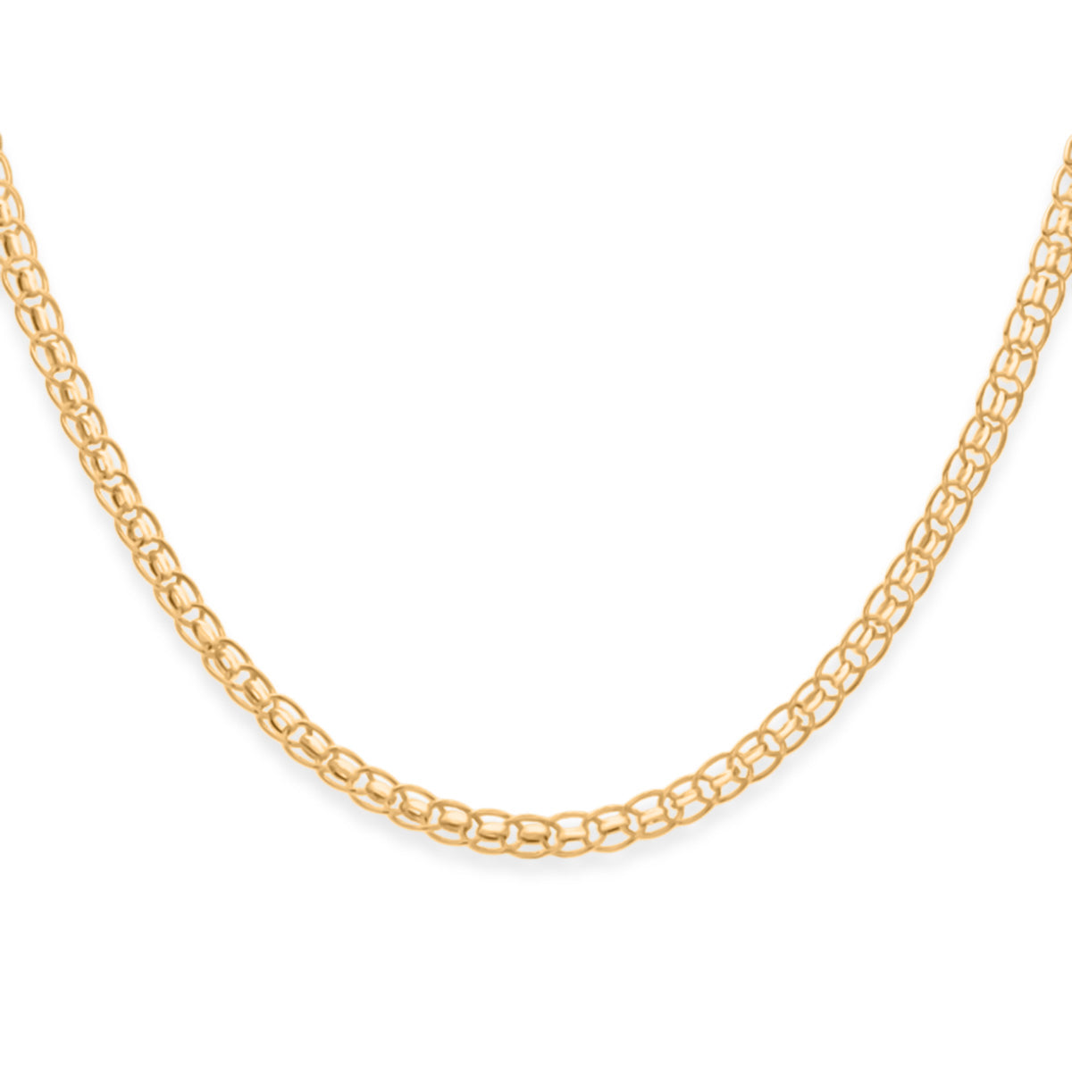 Hatton Garden Close Out - Italian Made 9K Yellow Gold Necklace with Lobster Clasp 24 Inch 8312975 0