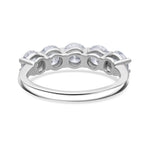 Luxuriant 950 Platinum SGL Certified Lab Grown Diamond (VS/EF) 5 Stone Ring 2.00 Ct_8313952_3