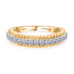 Luxuriant Lab Grown Diamond (SI/GH) Ring in 18K Vermeil Yellow Gold Plated Sterling Silver 0.51 Ct._8314080