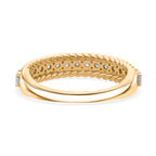 Luxuriant Lab Grown Diamond (SI/GH) Ring in 18K Vermeil Yellow Gold Plated Sterling Silver 0.51 Ct._8314080_4