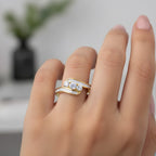Luxuriant Lab Grown Diamond (SI/GH) Ring in 18K Vermeil Yellow Gold Plated Sterling Silver 1.08 Ct._8314148_2