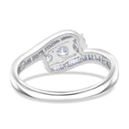 Luxuriant Lab Grown Diamond (SI/GH) Ring in Rhodium Overlay Sterling Silver 1.00 Ct._8314163_4