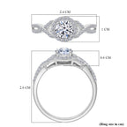 NY Close Out- Luxuriant Lab Grown Diamond (SI/GH) Ring in Rhodium Overlay Sterling Silver 1.40 Ct._8314545_5