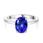 Rhapsody 950 Platinum AAAA Tanzanite Solitaire Ring 2.00 Ct, Platinum Wt. 4.17 Gms._8314613
