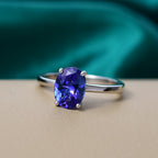 Rhapsody 950 Platinum AAAA Tanzanite Solitaire Ring 2.00 Ct, Platinum Wt. 4.17 Gms._8314613_1
