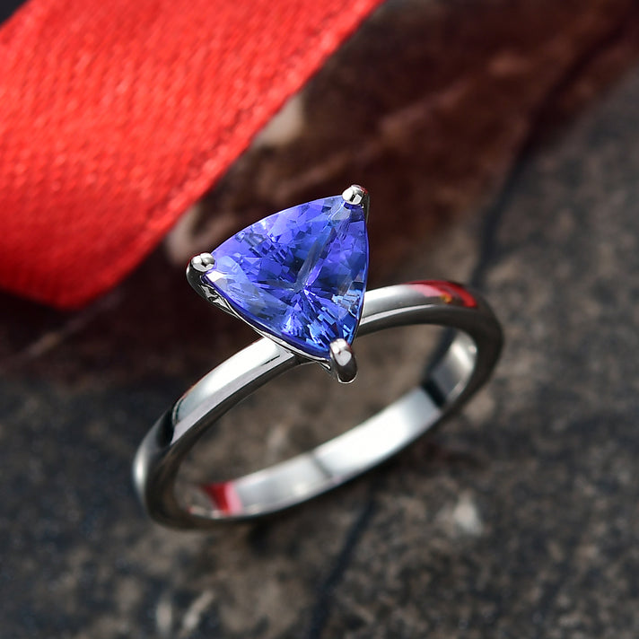 DOORBUSTER DEAL - Rhapsody 950 Platinum AAAA Tanzanite Solitaire Ring 2.04 Ct, Platinum Wt. 4.26 Gms. 8314665 2