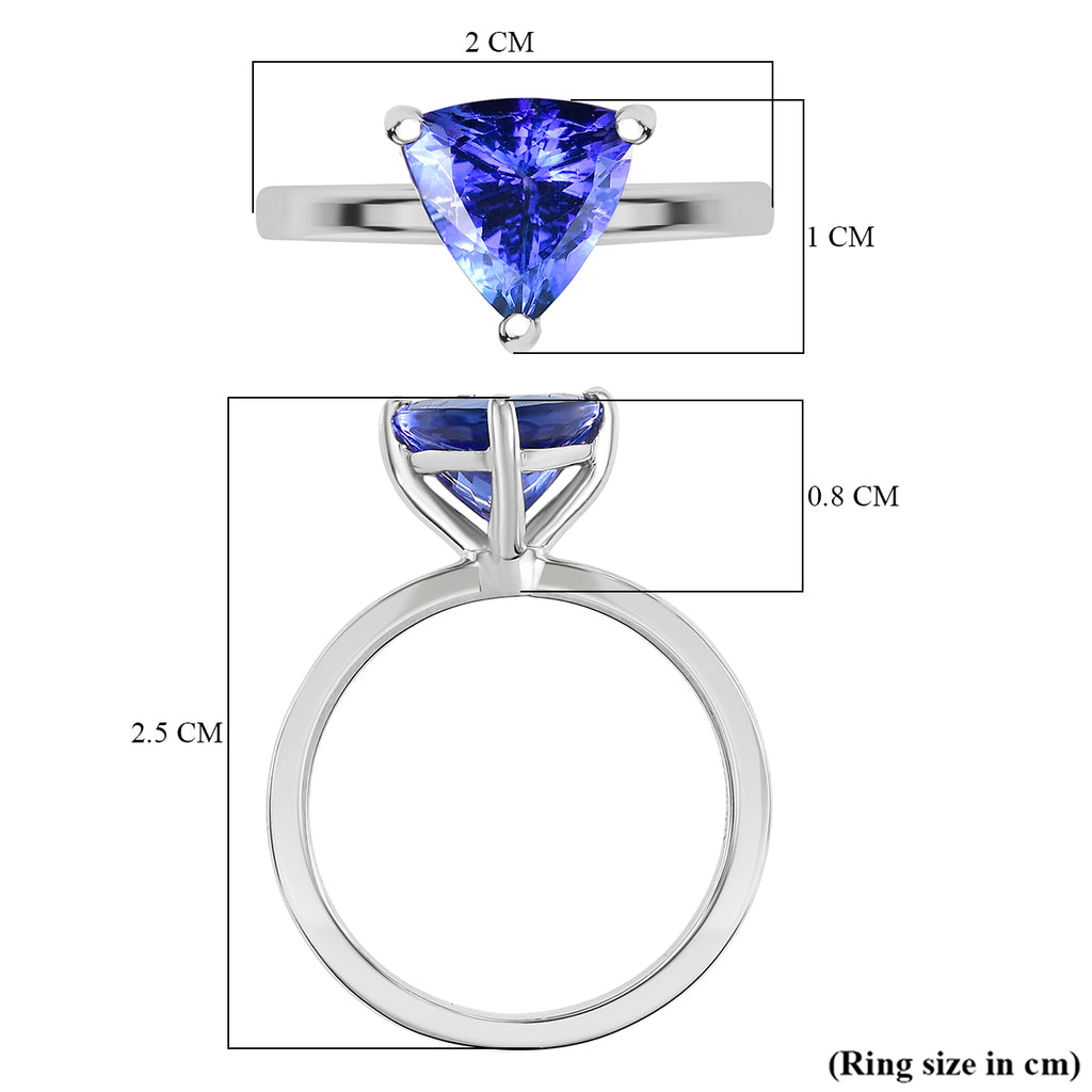 Rhapsody 950 Platinum AAAA Tanzanite Solitaire Ring 2.04 Ct, Platinum Wt. 4.26 Gms._8314665_5