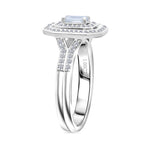 Luxuriant Lab Grown Diamond (SI/GH) Ring in Rhodium Overlay Sterling Silver 1.00 Ct, Silver Wt. 5.46 Gms._8314745_3