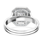 Luxuriant Lab Grown Diamond (SI/GH) Ring in Rhodium Overlay Sterling Silver 1.00 Ct, Silver Wt. 5.46 Gms._8314745_4