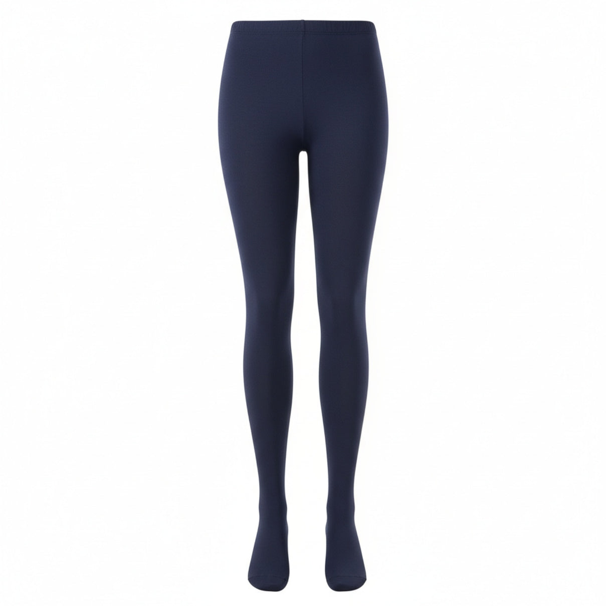 Womens 300 Denier Thermal Fleece-Lined Tights (Size 14 to 20) - Navy V32516814 0