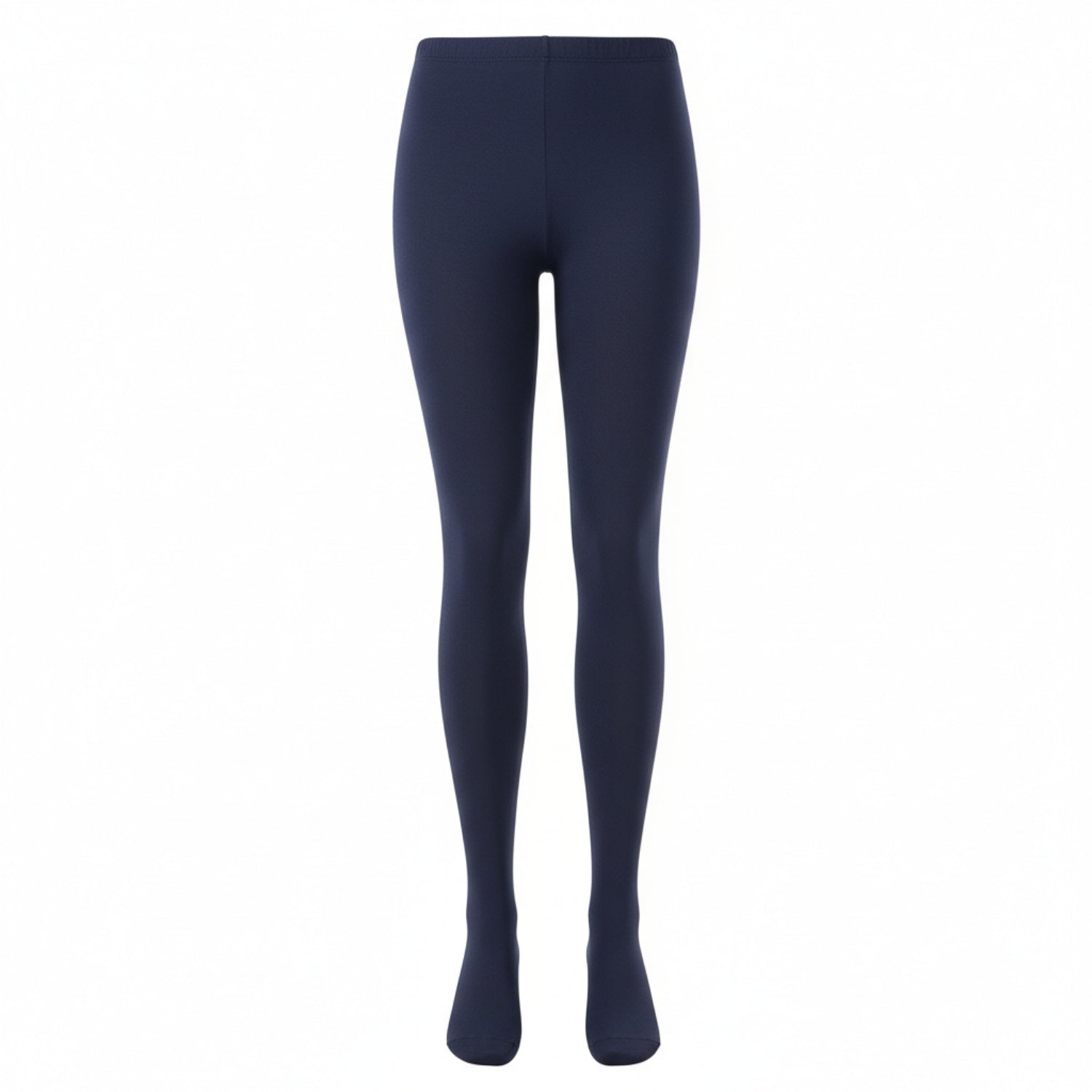 Womens 300 Denier Thermal Fleece-Lined Tights (Size 14 to 20) - Navy V32516814 0