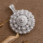 Royal Bali Tarakasi Collection Sterling Silver Floral Filigree Pendant_8316143_1