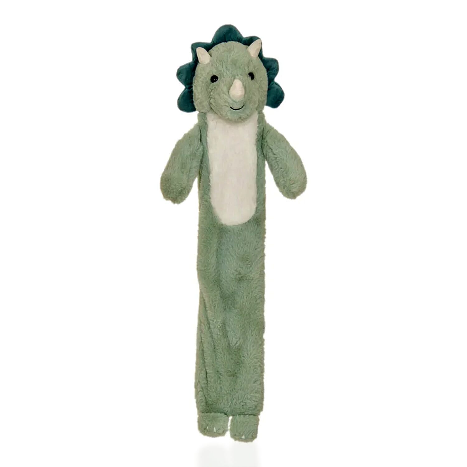 Aroma Super Soft Dinosaur Long Hot Water Bottle Cover - Sage 8316481 0