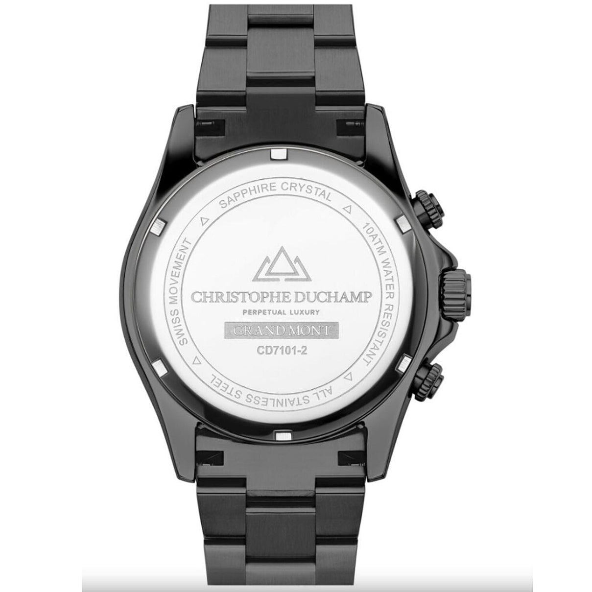 Christophe Duchamp Quartz Mens Watch in Stainless Steel - Silver 8319444 2