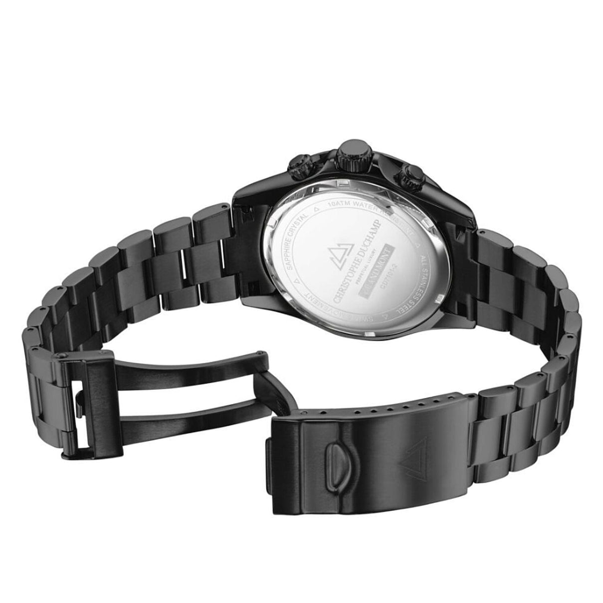 Christophe Duchamp Quartz Mens Watch in Stainless Steel - Silver 8319444 4
