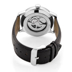 WILLIAM HUNT Automatic Movement 5 ATM Water Resistant Watch With Skeleton Display, Exhibition Back & Black Leather Strap Presented in a Gift Box_8319741_6
