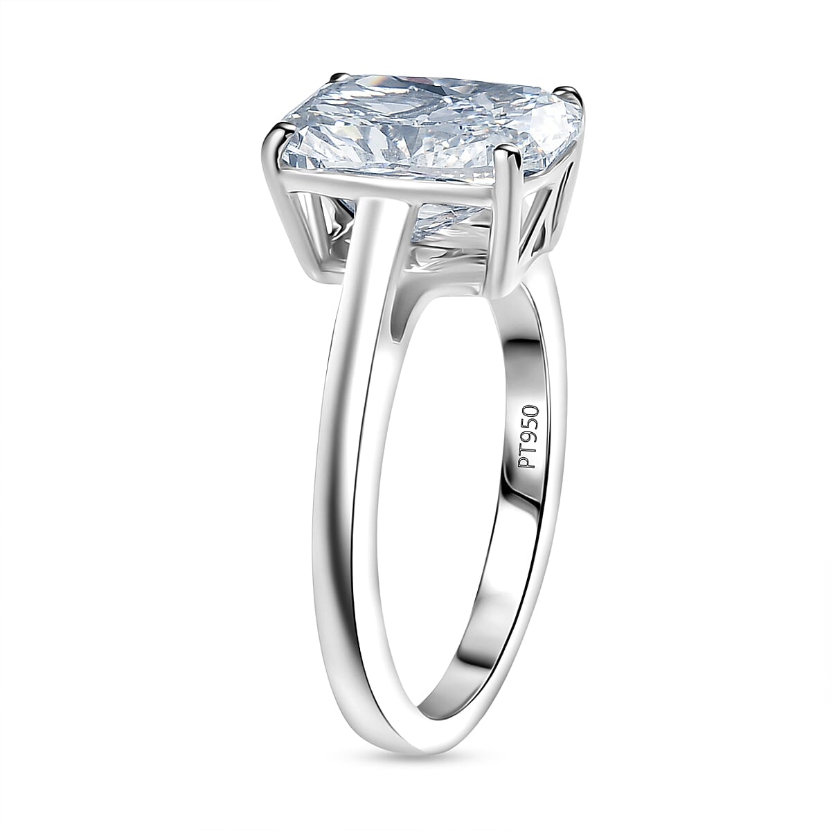 LUXURIANT 3 Carat Old Mined Cut Lab Grown Diamond Celebrity Style Solitaire Ring in 950 Platinum - IGI Certified (VS-EF) 8283752 6