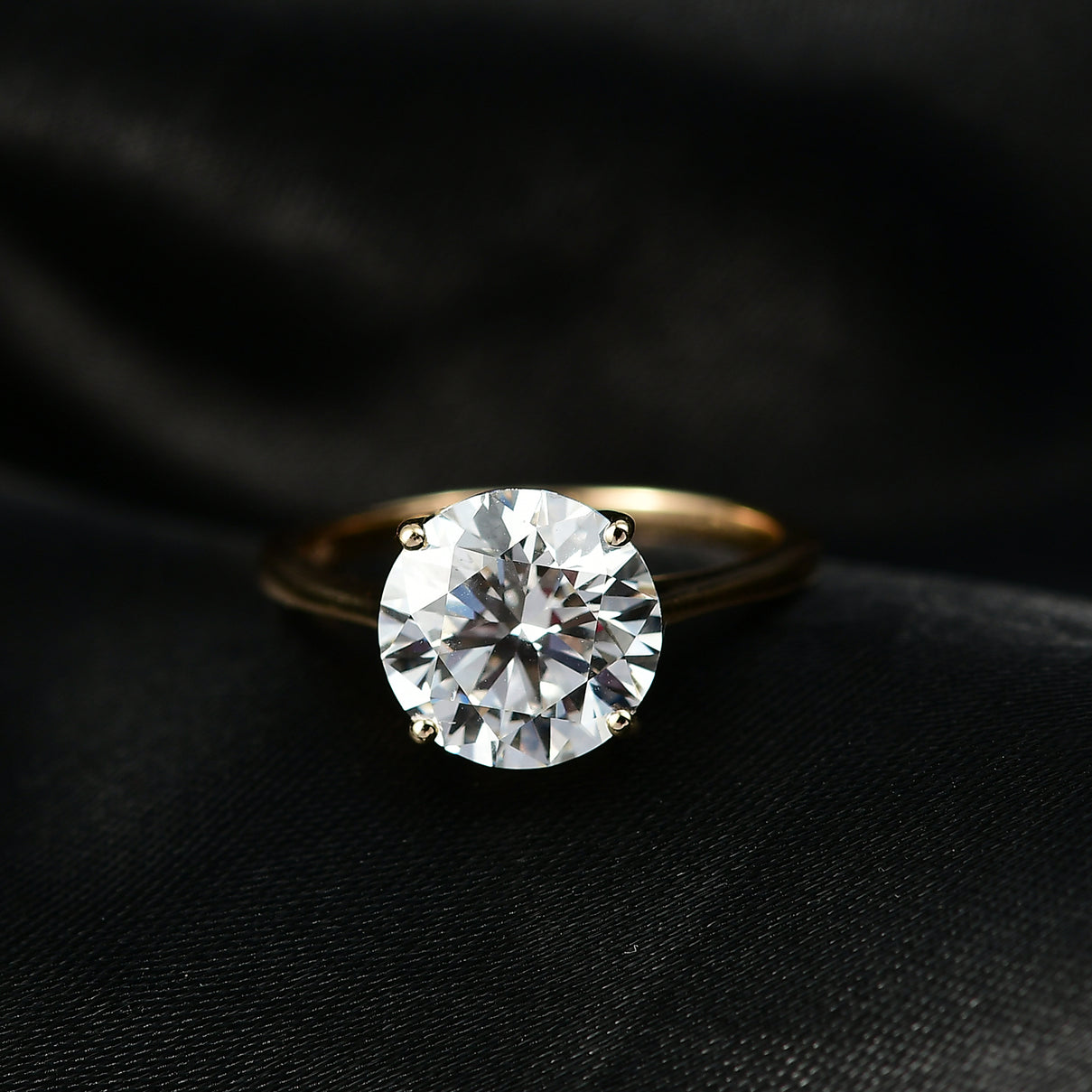 LUXURIANT 3 Ct. Lab Grown Diamond Solitaire Ring in 14K Gold, IGI Certified 8320237 3