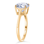 NY Close Out - Luxuriant 14K Yellow Gold SGL Certified (VS/EF) Lab Grown Diamond Solitaire Ring 3.00 Ct._8320237_3