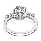 Rhapsody 950 Platinum AAAA Lagoon Tourmaline White Diamond EF, VS Main Stone With Side Stone Ring, Platinum Wt.5.42 Gms  1.543  Ct._8320402_6