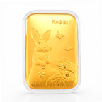 24K Yellow Gold Blossom Kitty Collectible_8321369