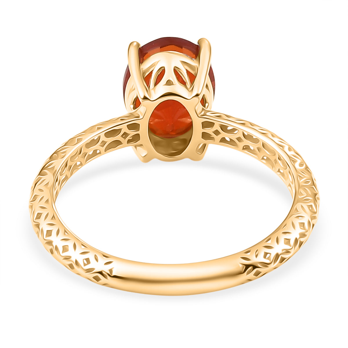 9K Yellow Gold AAAA Salamanca Fire Opal Mirage Ring 1.15 Ct. V32531134 5