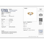 Luxuriant 9K Yellow Gold SGL Certified VS-E/F Lab Grown Diamond Solitaire Ring_8321659_7