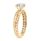 Luxuriant 9K Yellow Gold SGL Certified VS-E/F Lab Grown Diamond Solitaire Ring_8321660_3