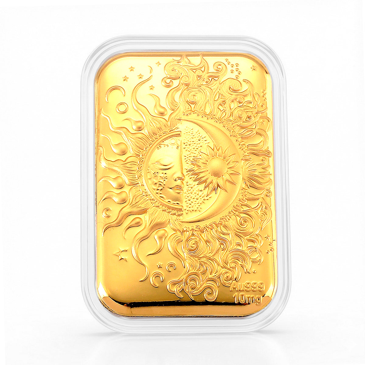 24K Yellow Gold Embossed Sun and Moon Foil (26x40.10 MM) 8321834 0