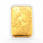 RACHEL GALLEY - 24K Yellow Gold Embossed Sun and Moon Foil (26x40.10 MM)_8321834