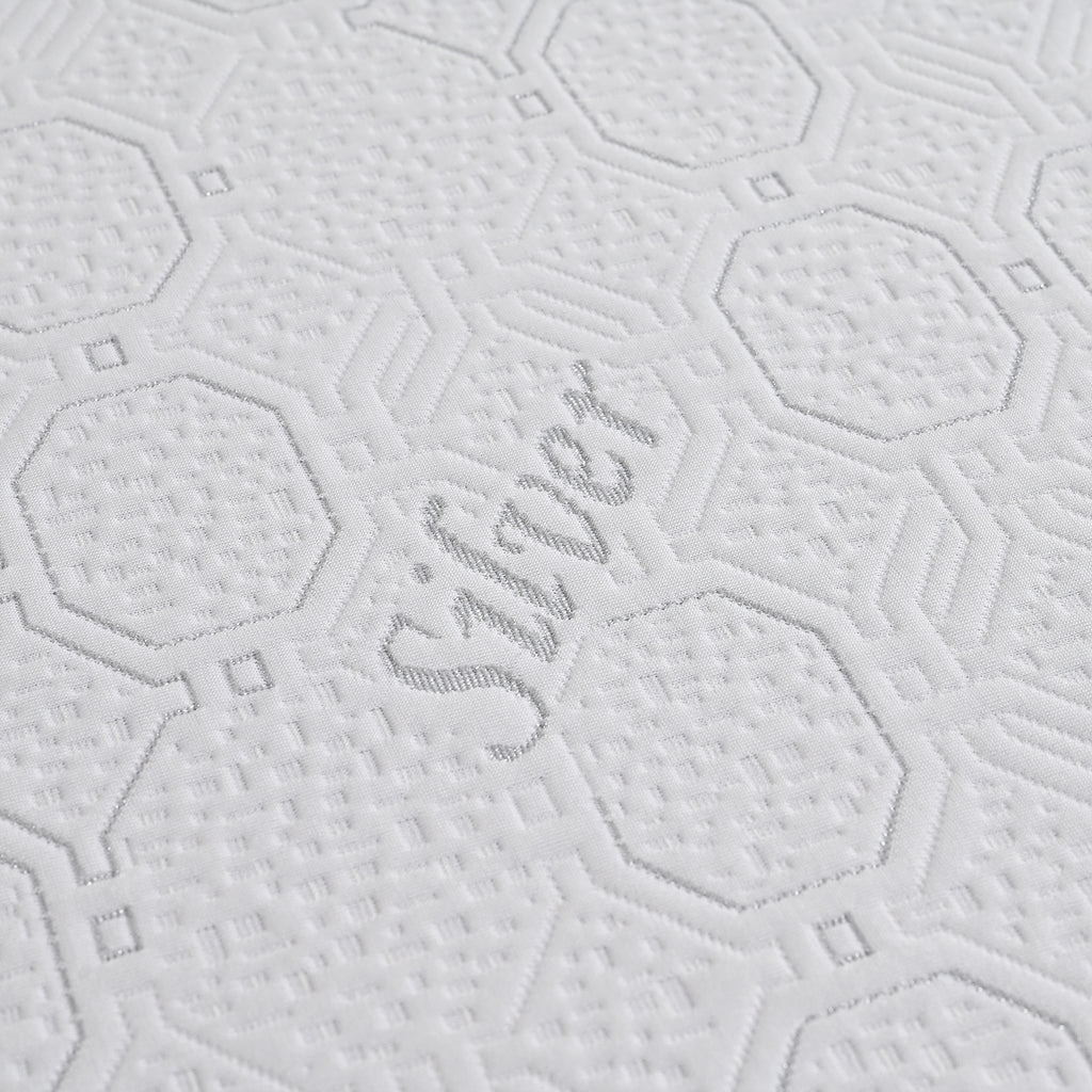 LIVMORE Silver-Infused Jacquard Waterproof Mattress Protector (King, 150 x 200cm) - White_8322480_3