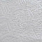 LIVMORE Silver-Infused Jacquard Waterproof Mattress Protector (King, 150 x 200cm) - White_8322480_4