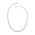 Luxoro 14K Rose Gold AAA Morganite Necklace (Size - 18), Gold Wt.0.82 Gms  110.000  Ct._8322512