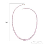 Luxoro 14K Rose Gold AAA Morganite Necklace (Size - 18), Gold Wt.0.82 Gms  110.000  Ct._8322512_6