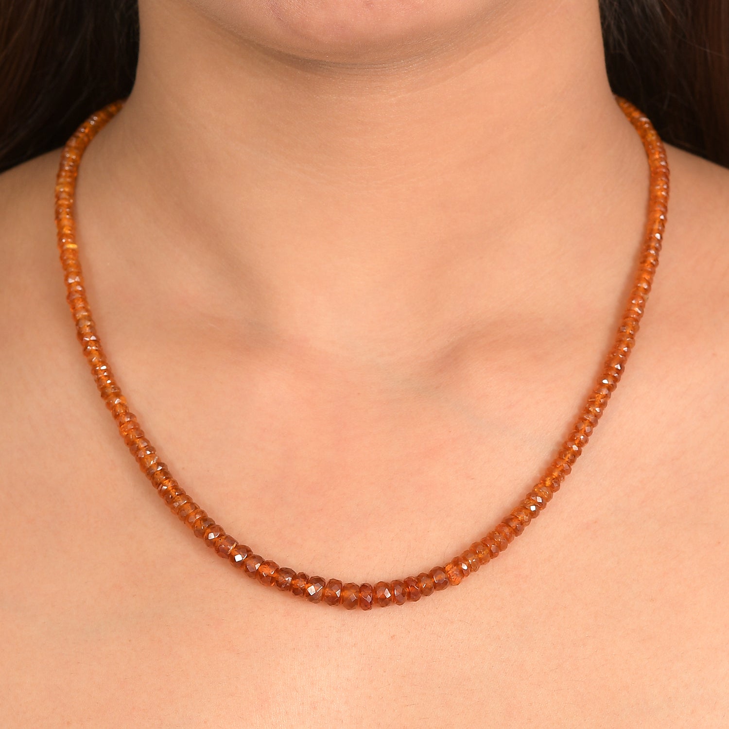 D'Joy Orange Kyanite Necklace (Size - 18) in 18K YG VermeilSterling Silver  95.000  Ct. 8322547 2