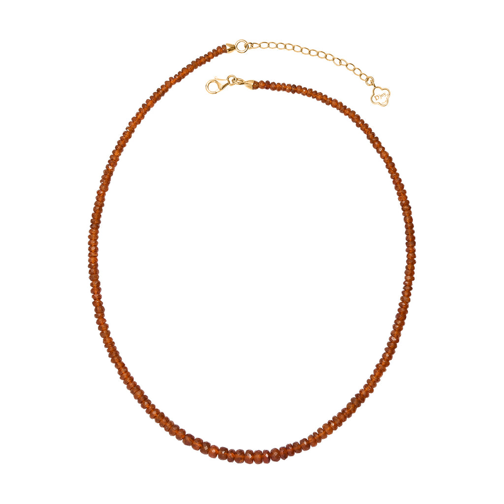 D'Joy Orange Kyanite Necklace (Size - 18) in 18K YG VermeilSterling Silver  95.000  Ct._8322547_3