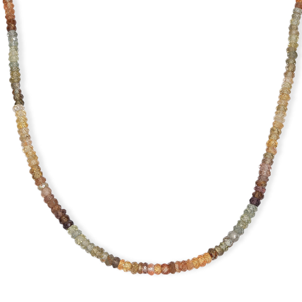 D'Joy Golden Zircon Necklace (Size - 18) in 18K YG VermeilSterling Silver  85.000  Ct._8322551