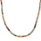 D'Joy Golden Zircon Necklace (Size - 18) in 18K YG VermeilSterling Silver  85.000  Ct._8322551