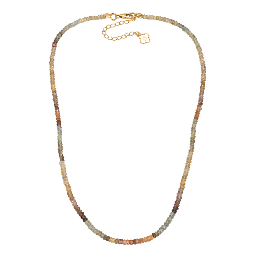 D'Joy Golden Zircon Necklace (Size - 18) in 18K YG VermeilSterling Silver  85.000  Ct._8322551_4