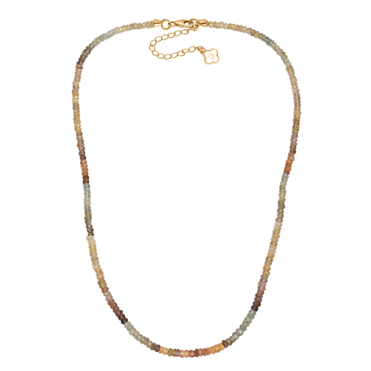 Certified &amp; Appraised 85 Ct. D'Joy Golden Zircon Necklace (Size - 18) in 18K Yellow Gold Vermeil Sterling Silver 8322551 5