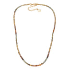 D'Joy Golden Zircon Necklace (Size - 18) in 18K YG VermeilSterling Silver  85.000  Ct._8322551_4